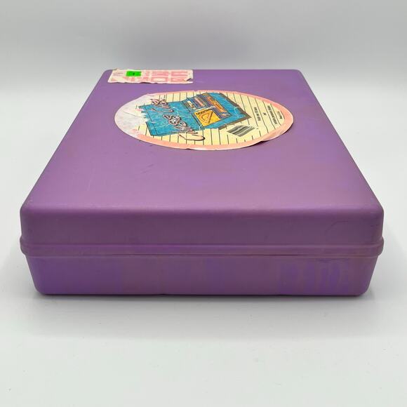 Vintage 1987 Class Case Divided Pencil School Supplies Plastic Case Made in USA - Picture 10 of 12